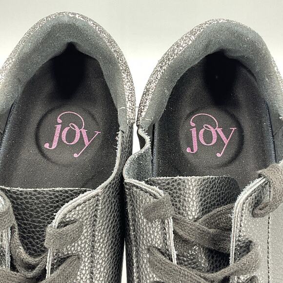 Joy Performance Comfort Leather Sneakers with Podiatric Insoles Black Size 7.5W - Picture 4 of 11